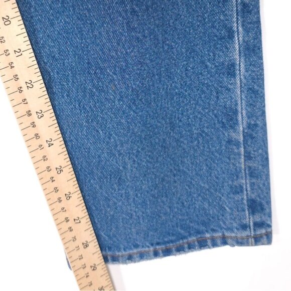 LEVI’S PREMIUM 501 Women’s Button Fly Distressed Jeans Straight Cotton 30x30 - Picture 10 of 16